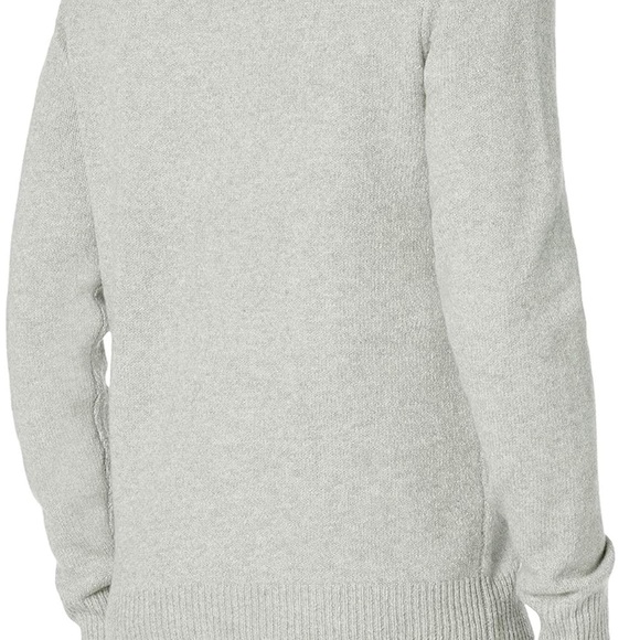 Gray Men's Long-Sleeve Soft Touch Quarter-Zip Sweater - Picture 4 of 6